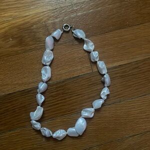 Chunky pearl necklace - beautiful!